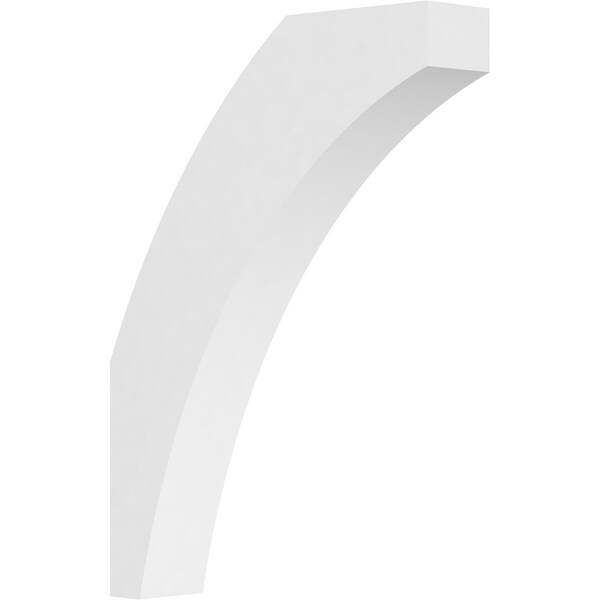Ekena Millwork 3"W x 16"D x 22"H Standard Thorton Architectural Grade PVC Knee Brace BRCP03X16X22THR - main